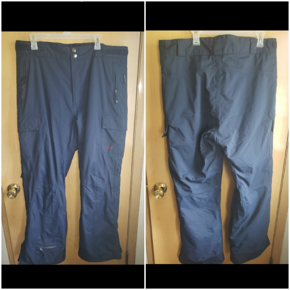 Thinsulated INSULATION womans Snow pants SIZE LARGE navy blue